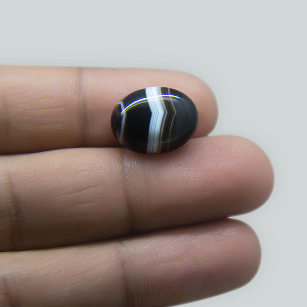 Sulemani Black Hakik- 10.51 Carat