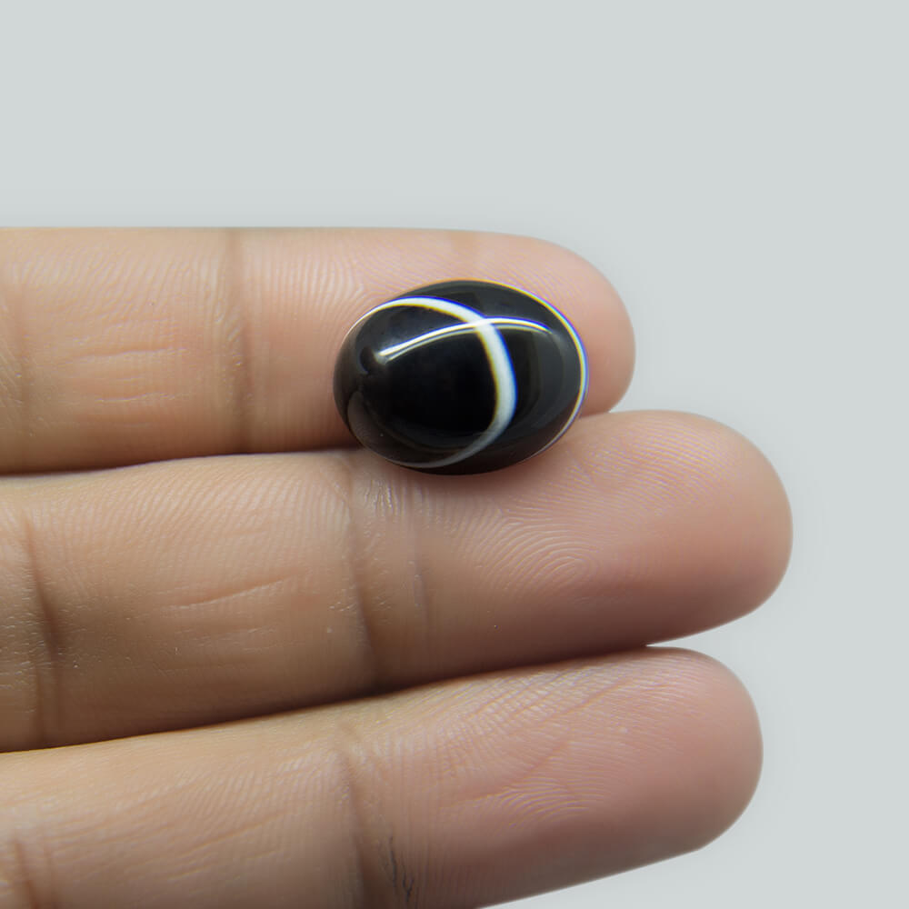 Sulemani Black Hakik- 10.43 Carat