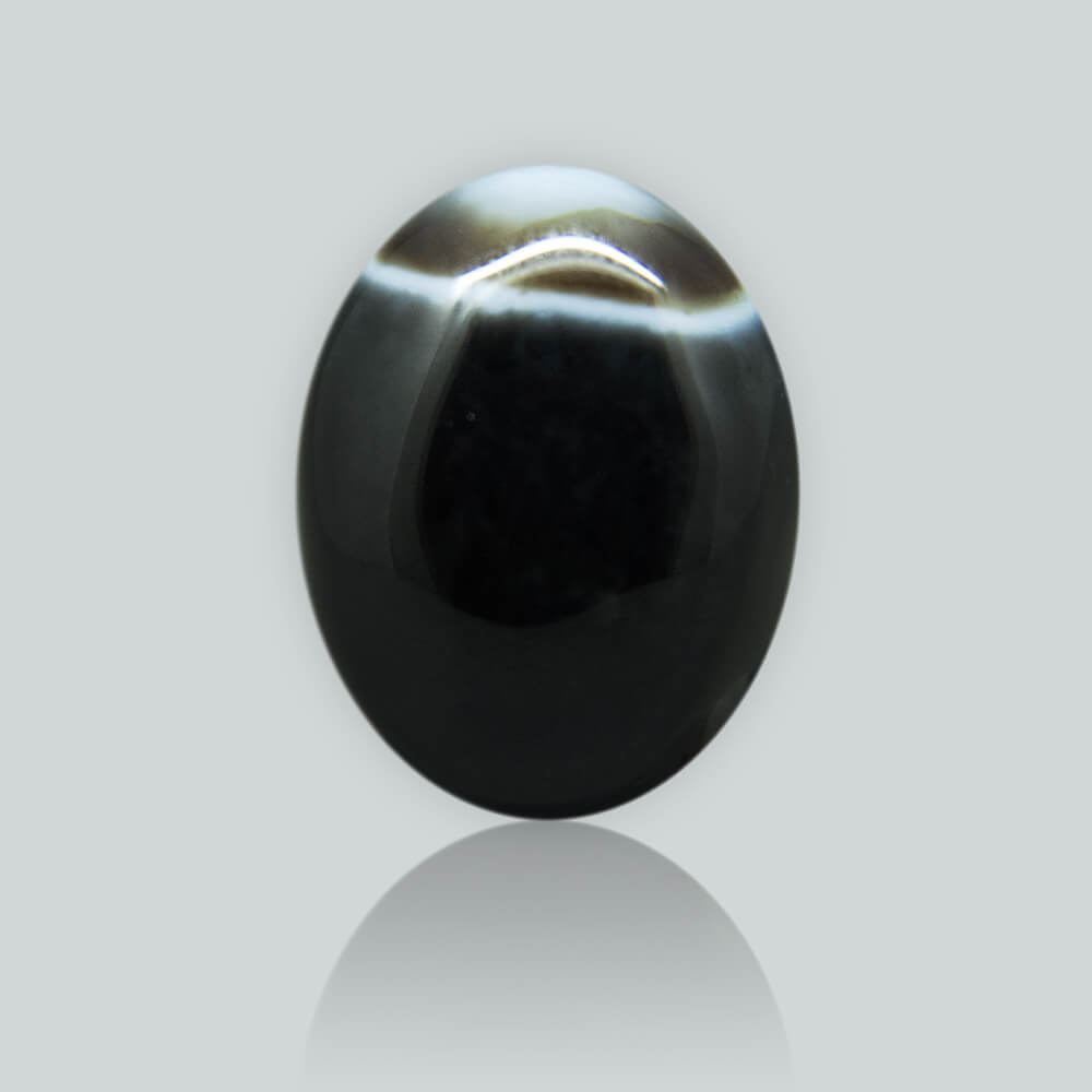 Sulemani Black Hakik- 13.75 Carat