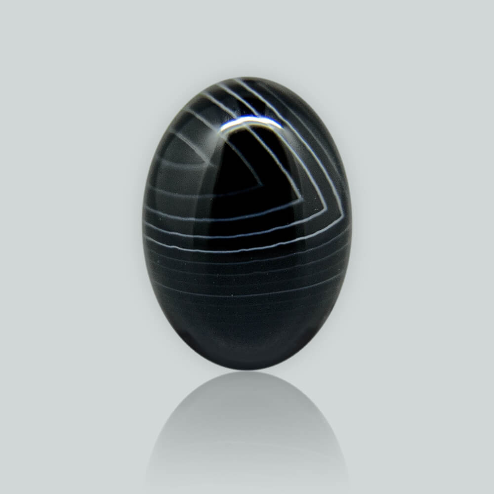 Sulemani Black Hakik- 11.55 Carat