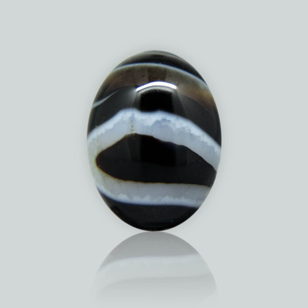 Sulemani Black Hakik- 9.06 Carat