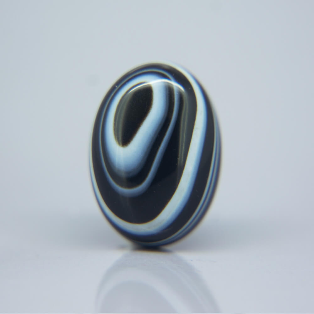 Sulemani Black Hakik- 31.90 Carat