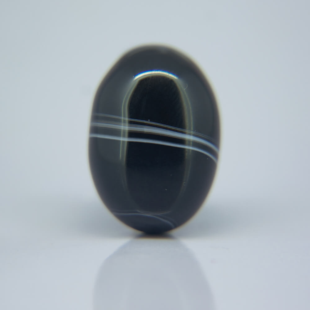 Sulemani Black Hakik- 33.76 Carat