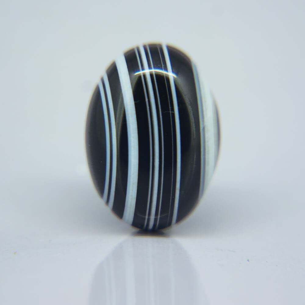 Sulemani Black Hakik- 24.59 Carat