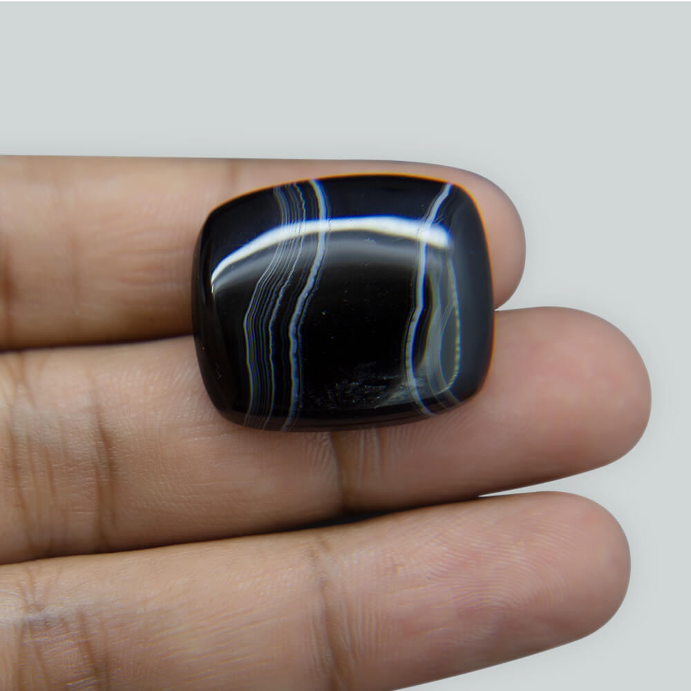 Sulemani Black Hakik- 44.46 Carat