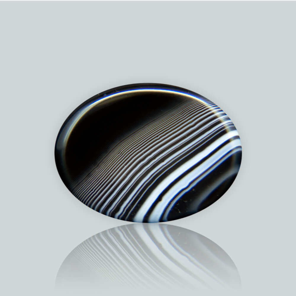 Sulemani Black Hakik- 31.91 Carat