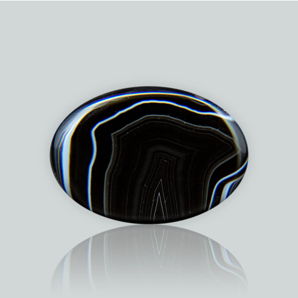 Sulemani Black Hakik- 26.71 Carat
