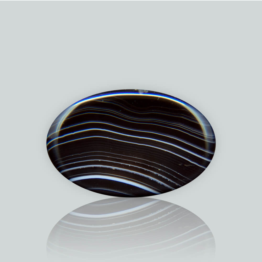 Sulemani Black Hakik- 21.77 Carat