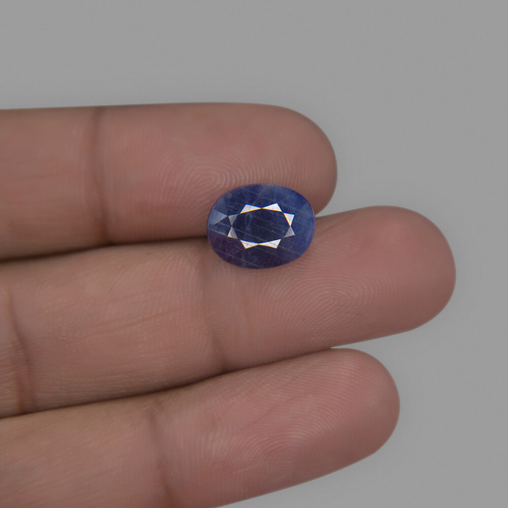 Blue Sapphire (Neelam) Sri Lanka- 5.69 Carat (6.30 Ratti)