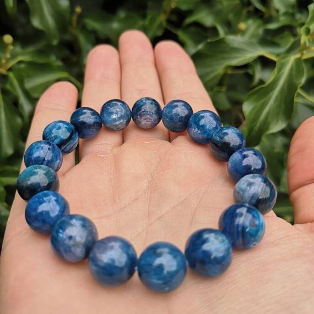 Kyanite Beads Stretchable Bracelet 