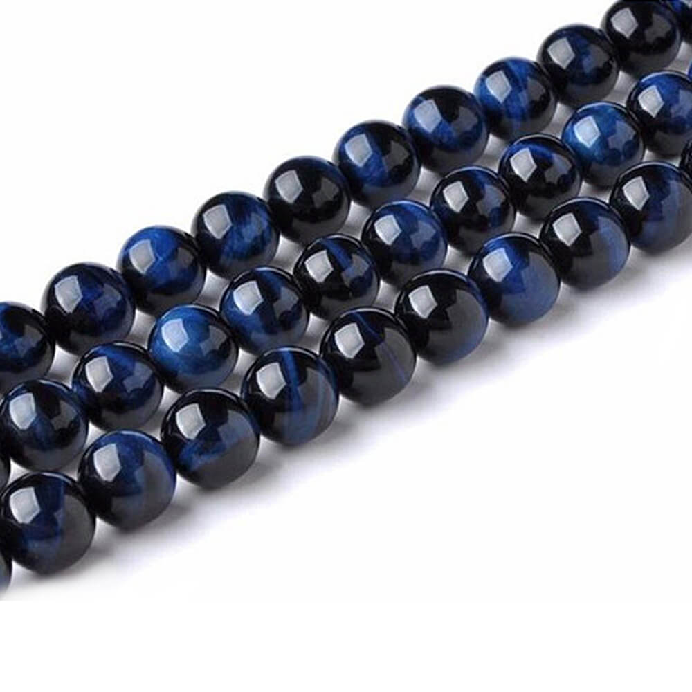 Blue Tiger Eye Beads String