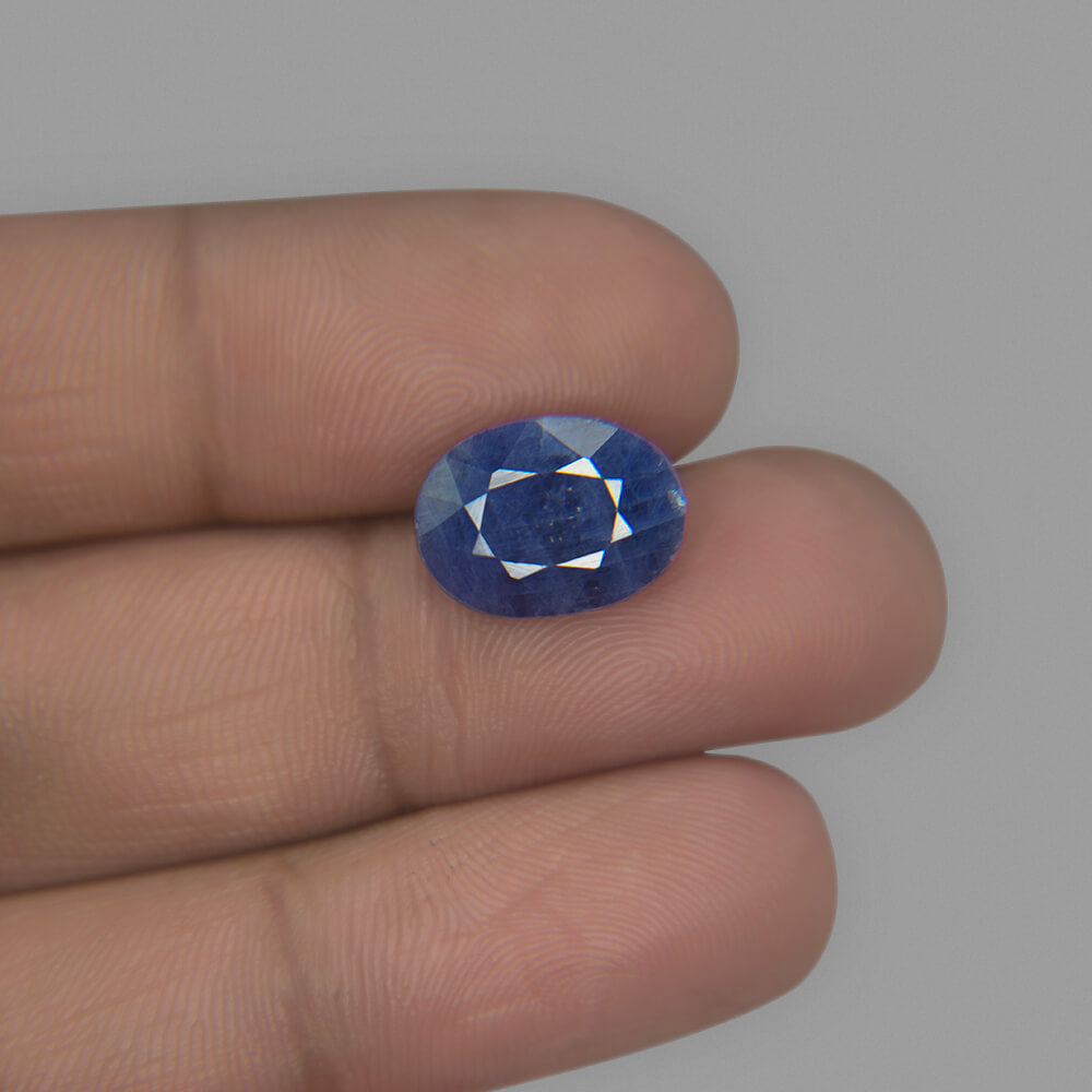 Blue Sapphire (Neelam) Ceylonese - 6.96 Carat (7.50 Ratti)