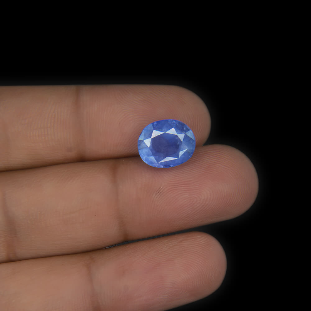 Blue Sapphire (Neelam) Sri Lanka- 6.43 Carat (7.25 Ratti)