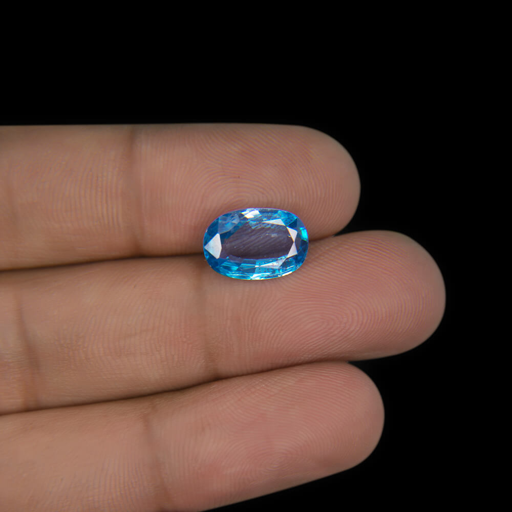 Blue Zircon - 5.43 Carat (6.05 Ratti)