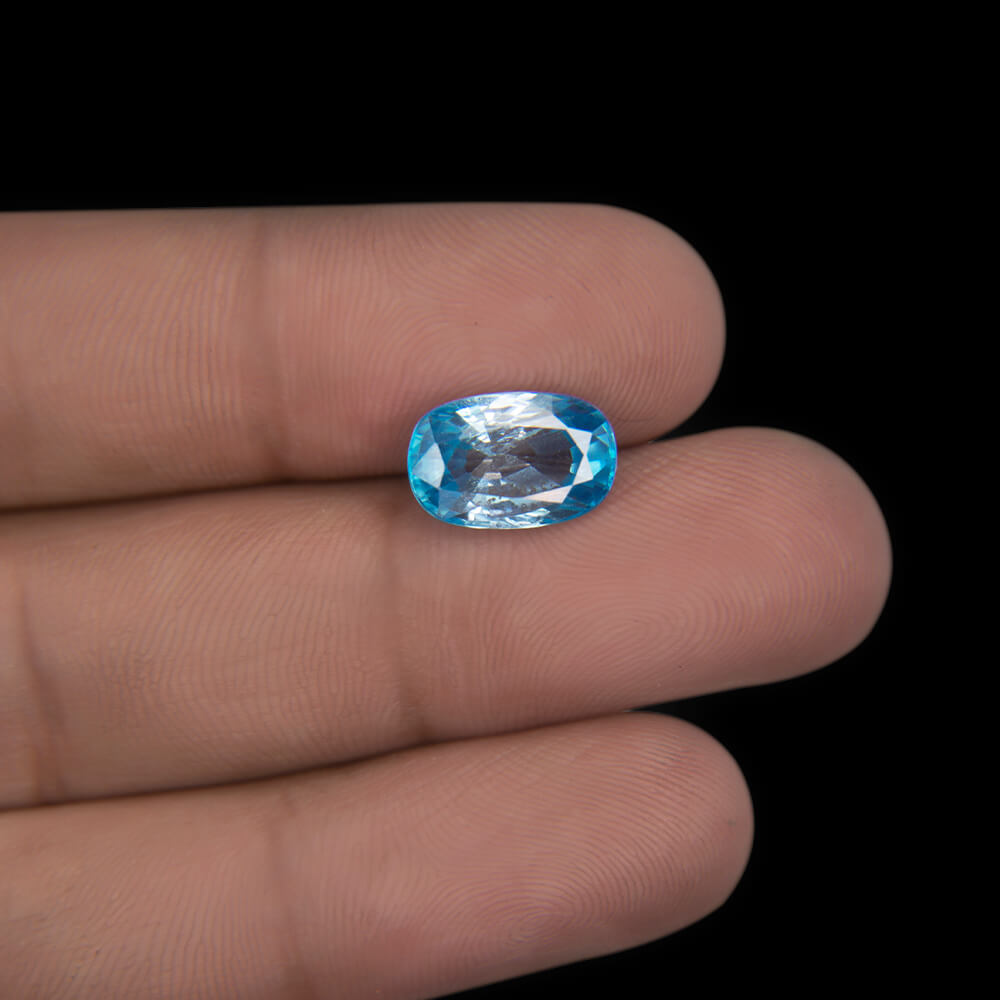 Blue Zircon - 6.22 Carat