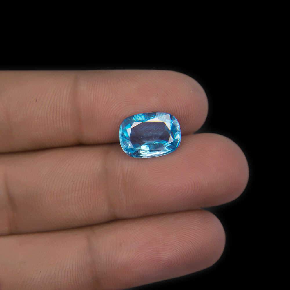 Blue Zircon - 6.02 Carat