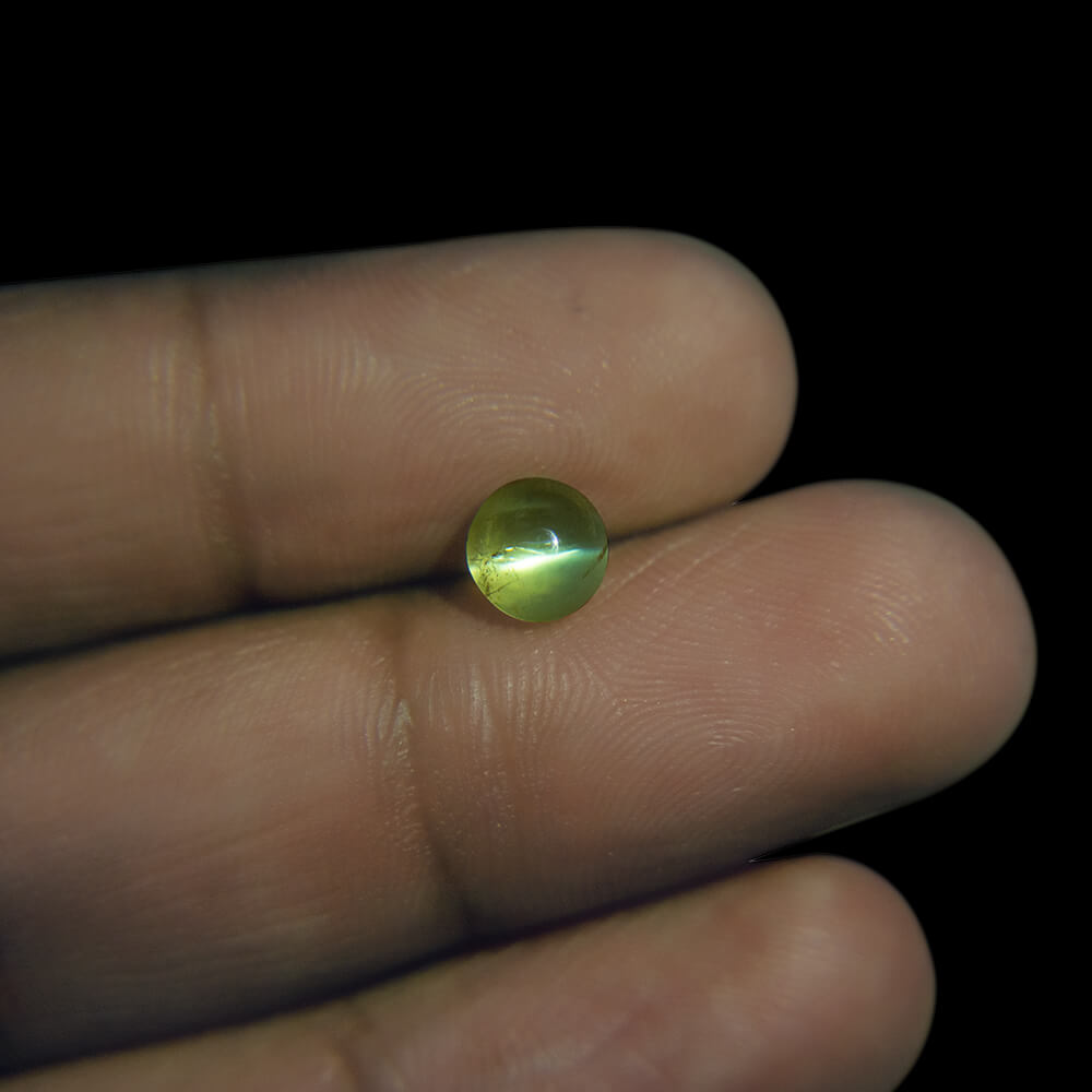 Chrysoberyl Cat's Eye (Lehsunia) - 2.00 Carat (2.25 Ratti)