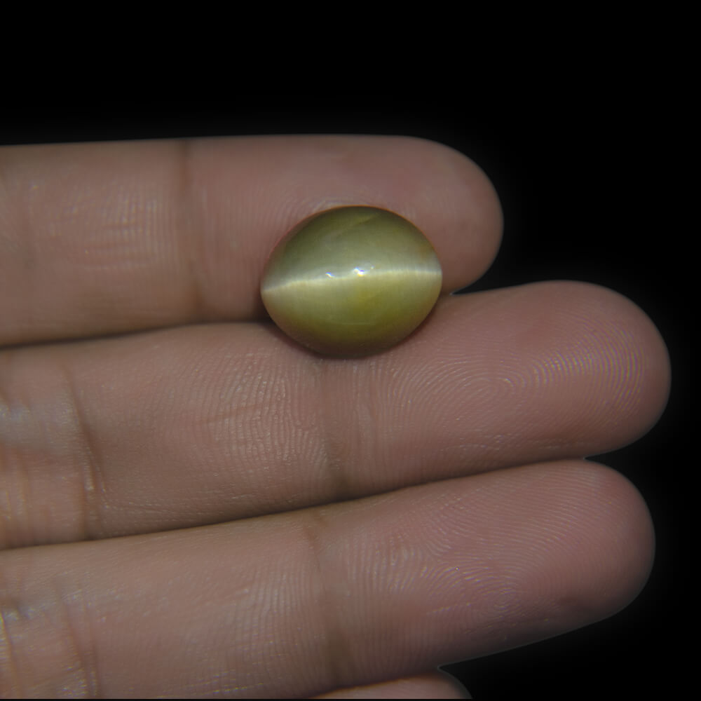 Cat's Eye Stone - 10.69 Carat (11.90 Ratti)
