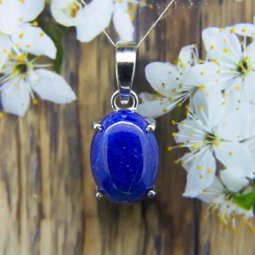 Lapis Lazuli Silver Pendant