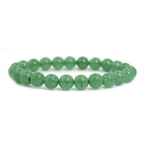 Green Aventurine Quartz Gemstone Stretchable Bracelet 