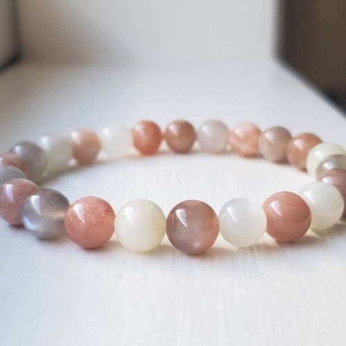 Multicolor Moonstone Bracelet