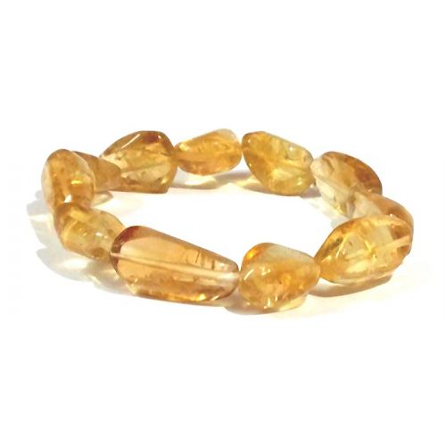 Citrine Tumble Beads Bracelet