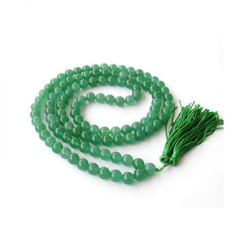 Green Hakik Beads Mala