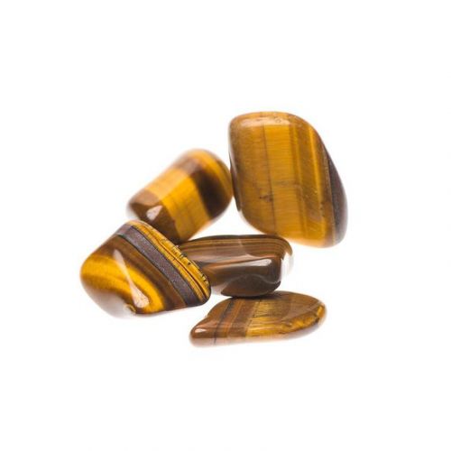 Natural Tiger Eye Tumble Healing Crystals (5 Pcs)