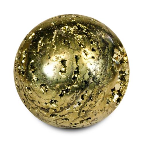 Raw Pyrite Crystal Ball