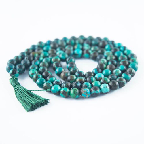 Turquoise (Firoza) Tibetan 108 Beads Mala