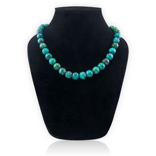 Turquoise (Firoza) Tibetan Beads Necklace