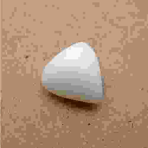 7.01 Carat 7.78 Ratti Natural White Coral (Moonga) Gemstone