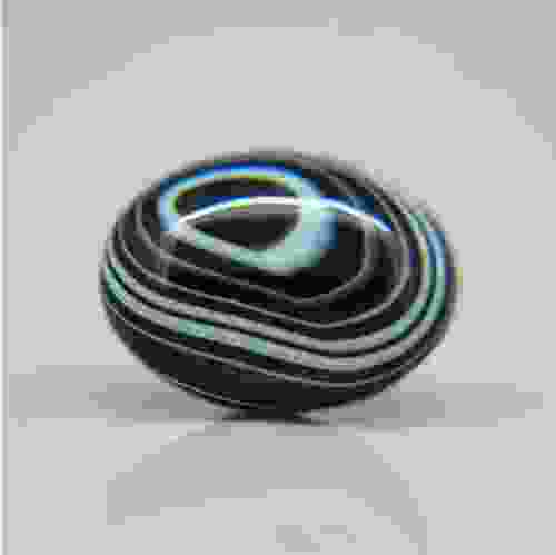 Sulemani Black Hakik- 28.14 Carat