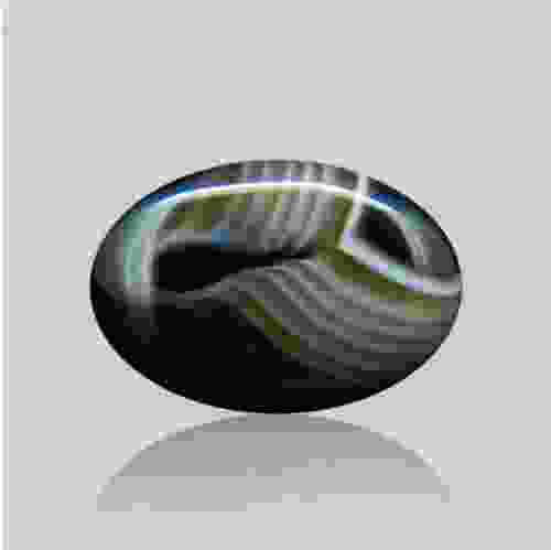 Sulemani Black Hakik- 21.28 Carat