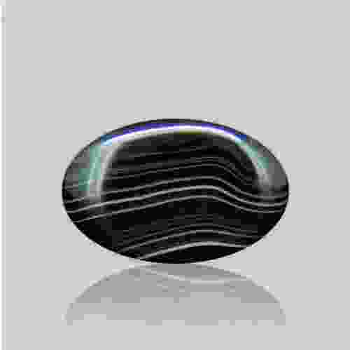 Sulemani Black Hakik- 21.77 Carat