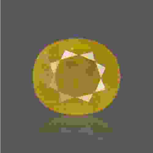 Yellow Sapphire (Pukhraj) Bangkok - 8.65 Carat (9.50 Ratti)
