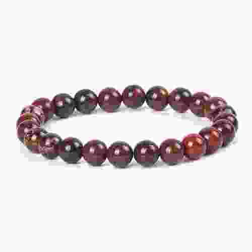 Bloodstone Jasper Gemstone Bracelet