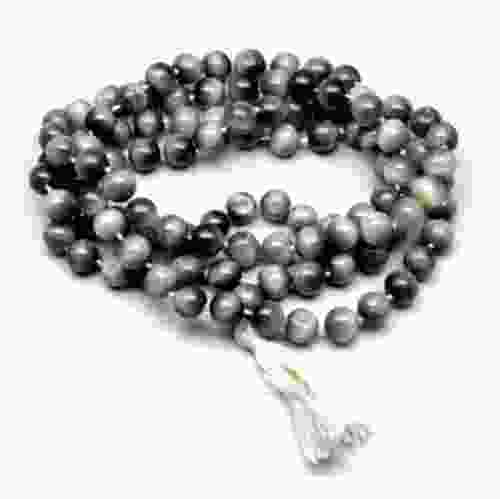 Natural Tiger Eye Beads String Mala (24 Inch)