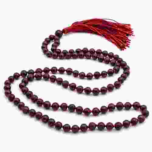 Hessonite Garnet Tasbih Beads Mala
