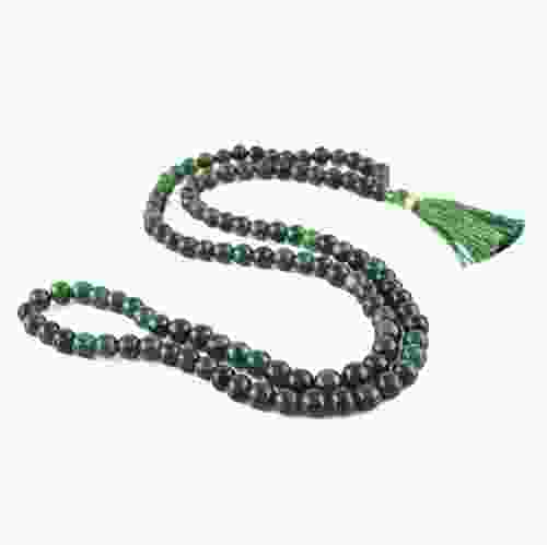 Green Jade Tasbih Beads Mala
