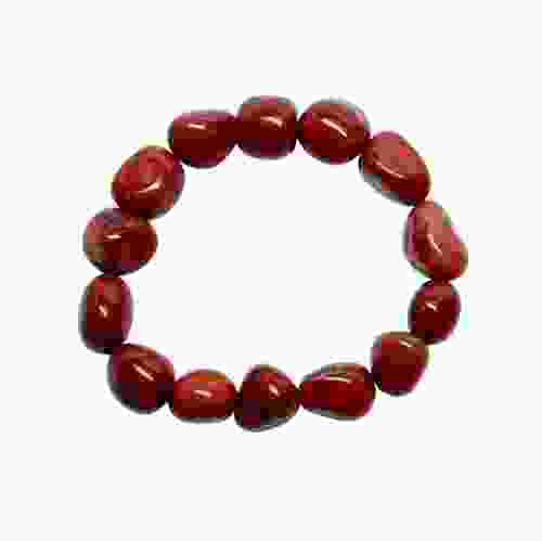 Natural Jasper Tumble Beads Bracelet
