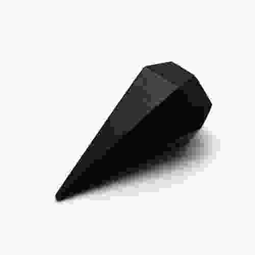 Natural Black Tourmaline Pendulum Point
