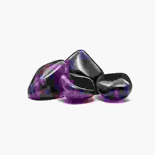 Natural Amethyst Tumble Healing Crystals (4 Pcs)