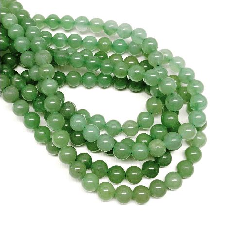 Natural Green Aventurine AAA Quality Gemstone Beads String