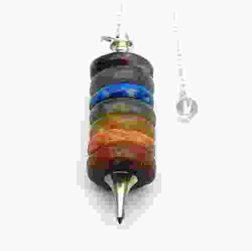 Natural Seven Chakra Crystal Pendulum