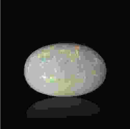White Opal with Fire Australian - 3.43 Carat (3.80 Ratti)