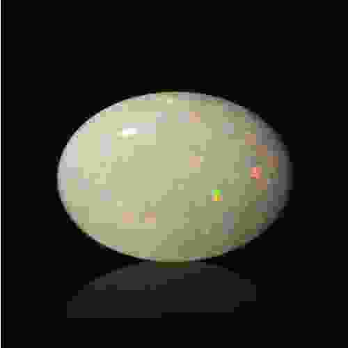 White Opal with Fire - 7.25 Carat (8.10 Ratti)