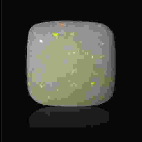 White Opal with Fire - 6.46 Carat (7.25 Ratti)