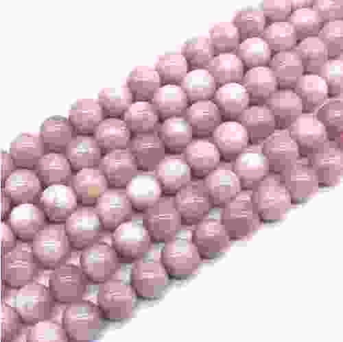 Natural Pink Kunzite AAA Quality Gemstone Beads String