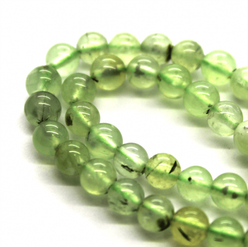 Natural Prehnite AAA Quality Gemstone Beads String